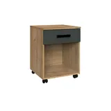 Sconto Liverpool Rollcontainer 46 x 58 x 40 holzfarben