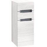 Villeroy & Boch Villeroy und Boch Subway 2.0 Seitenschrank A7121RE8 35,6x85,7cm, links, Griff chrom, silbergrau, white wood