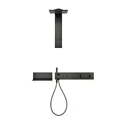 hansgrohe Axor Ablage 42644670 300mm, Wandmontage, mattschwarz