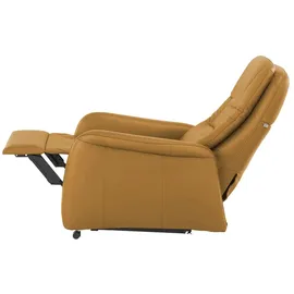 Hukla Relaxsessel Tobias Leder 75 x 102 x 88 cm Gelb elektrisch