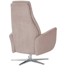 Max Schelling Sessel Elmira Mikrofaser 81 x 118 x 90 cm Rosa/Pink mit Relax-Funktion