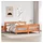 vidaXL Massivholzbett 180 x 200 cm Braun