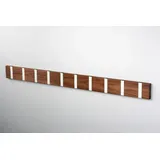 Loca Wandgarderobe Knax 10 Walnuss geölt