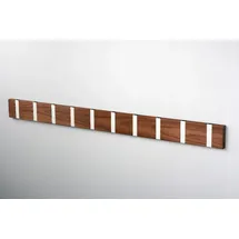 Loca Wandgarderobe Knax 10 Walnuss geölt