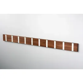 Loca Wandgarderobe Knax 10 Walnuss geölt