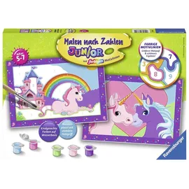 Ravensburger Malen nach Zahlen - Bunte Einhornwelt