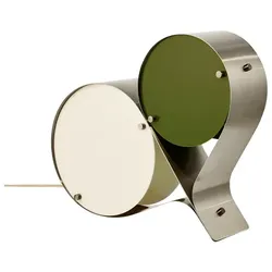 GUBI - Coppia Tischleuchte Bronze Stahl/Ivory/Olive