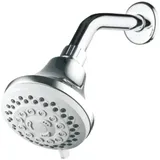 IBERGRIF Wandbrause Gartendusche Silber