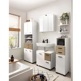 Schildmeyer Katta Midischrank 59,8 x 110,5 x 32,6 cm Weiß/Braun