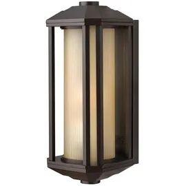 quintiesse Außenwandleuchte Aluminium 38,3 cm E27 IP44 braun