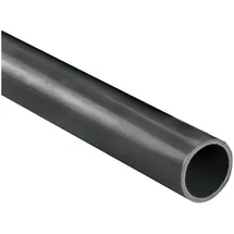 CEPEX Druckspülrohr PVC Rohr 32mm, Druckrohr, PVC-U Rohr 1m, PN16, grau
