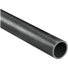 CEPEX Druckspülrohr PVC Rohr 32mm, Druckrohr, PVC-U Rohr 1m, PN16, grau