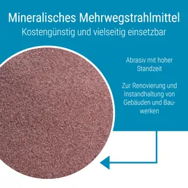 Schicker Mineral Granatsand Strahlmittel 25 kg 80 mesh 0,180-0,35 mm