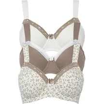 bonprix Bügel-BH mit Baumwolle braun 95C