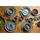 VAN WELL Servierplatten-Set Urban, grau Keramik, 4-teilig, rund, 12.5x2.1x34 cm, lebensmittelecht, Tischkultur | Servieren, Servierplatten