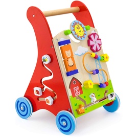 VIGA Toys - Lauflernwagen - rot