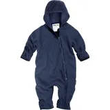 Playshoes Fleece-Overall uni in Marine
