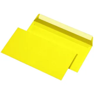MAILmedia 25 Mailmedia® Briefumschläge Din lang gelb haftklebend