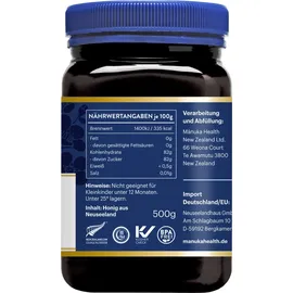 Hager Pharma Gmbh Manuka Health MGO 100+ Manuka Honig