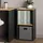 Vicco Bücherregal Tomy 40 x 30 x 74 cm Anthrazit/Goldkraft Eiche