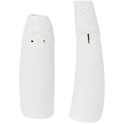 räder Vase Familienbande Onkel & Tante 2er Set weiß 0017539