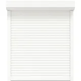 vidaXL Rollladen Weiß 100 x 130 cm Aluminium und Polyurethan