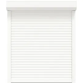 vidaXL Rollladen Weiß 100 x 130 cm Aluminium und Polyurethan