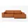 mebloland Ecksofa TOR mit Schlaffunktion. Farbe: Terra. - Braun