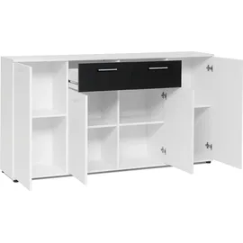 freiraum Jacklin II 160 x 85 x 35 cm Weiß/Schwarz