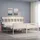 vidaXL Seniorenbett mit Kopfteil 200x200 cm Massivholz