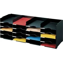 Paperflow Sortierstation Formularbox 20 Fächer Schwarz 1 St.