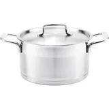 Krüger Fleischtopf 'Kreta', Pfanne + Kochtopf, Silber