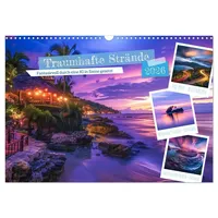 Calvendo Traumhafte Strände (Wandkalender 2026 DIN A3 quer), CALVENDO