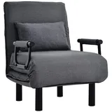 Fanttik Sofa Schlafsofa, Umwandelbarer Schlafsofa-Schlafsessel, 1 St, für Kinder grau