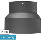 raik Ofenrohr Reduzierung Stahlblech 130 mm - 120 mm grau