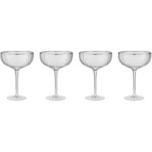 BUTLERS Champagnerschale CHELSEA 0,3 l 4er-Set