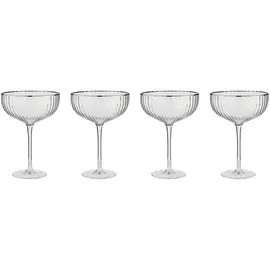 BUTLERS Champagnerschale CHELSEA 0,3 l 4er-Set