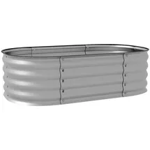 Outsunny Hochbeet 105 x 62 x 30 cm Silber