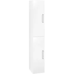 Hochschrank OPTIFIT "Napoli", weiß, B:30cm H:179,2cm T:34,8cm, Schränke, 2 Türen, Soft-Close-Funktion, Breite 30 cm