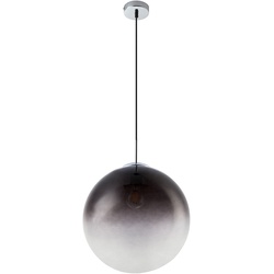 Decken Hänge Lampe Glas Kugel Schlaf Wohn Zimmer Lampe Strahler rund im Set inkl. LED Leuchtmittel