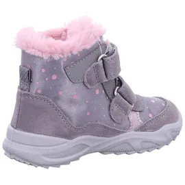 superfit Baby Mädchen GLACIER warm gefütterte Gore-Tex Stiefel, GRAU/ROSA 2500