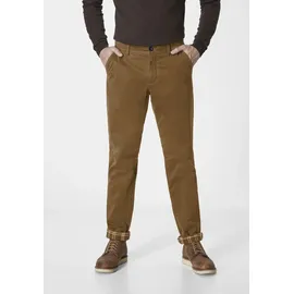 REDPOINT ODESSA THERMO Regular Fit Chinohose Beige W40/L34