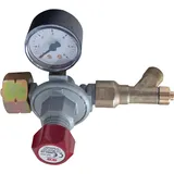 Gce Regler für Propanflaschen 5/11/33kg mit Manometer Gasdruck 0,5-4bar