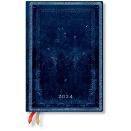 Paperblanks Inkblot (Old Leather Collection) Midi Verso 12-month Dayplanner 2024