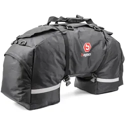 Hecktasche Motorrad Motorradtasche Motorradhecktasche Soziustasche Bagtecs SX80 schwarz 70 Liter wasserabweisend