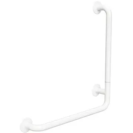 Brillantbad BELP Duschgriff Steckbar Rechts Eisen Weiß 110x625x675 mm, 120 kg Traglast für Bad & WC >> zum Bohren