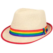 Boland Regenbogen Strohhut Unisex Einheitsgröße