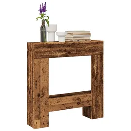 vidaXL Kaminumbauschrank 81 x 18 x 82 cm Braun