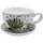 Dekohelden24 Pflanztasse 20 x 15 x 12 cm Weiß