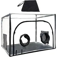 Pilzfruchtkammer, Pilzzuchtzelt - Fruchtkammer-Anbauzelte | Pilzzuchtset, Mycology Still Air Box, Zuchtbeutel, Abzugshaube für Pilzzüchter